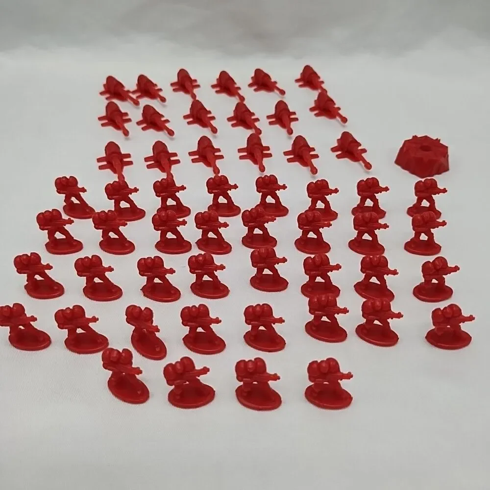 (55) Risk Legacy Red Khan Industries Troop Replacement Pieces
